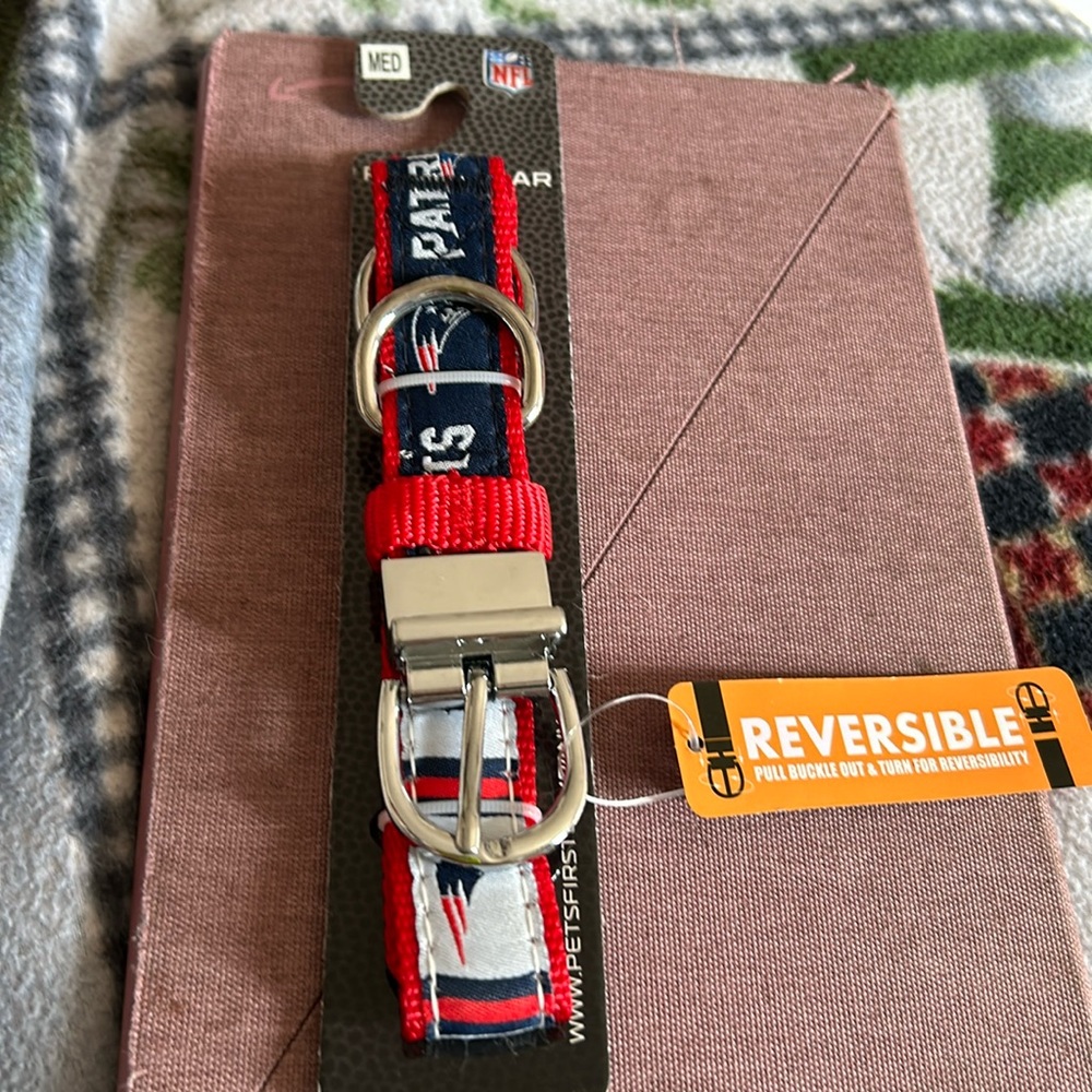 NE Patriots dog leash